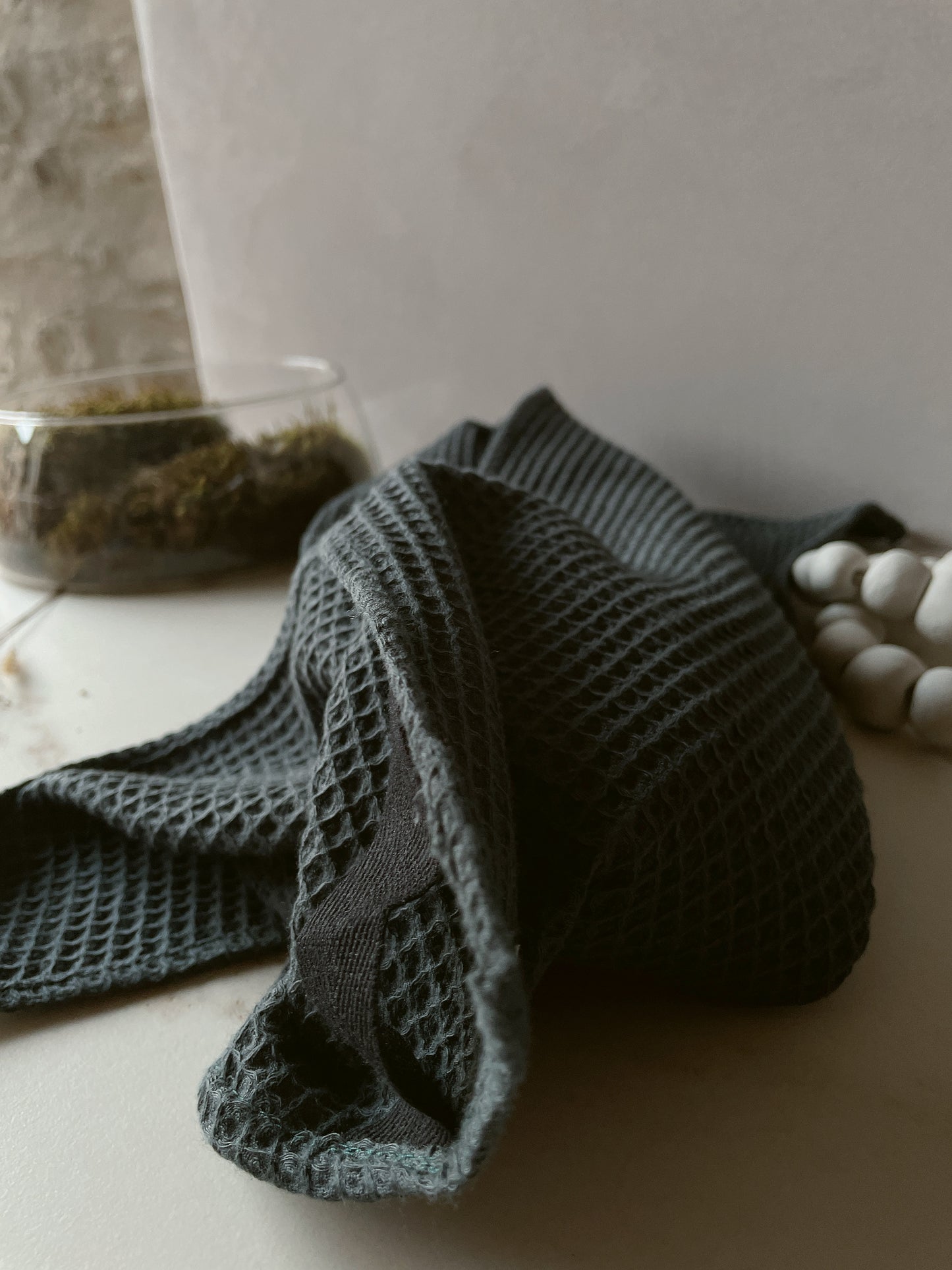 Linge de cuisine en nid d'abeille