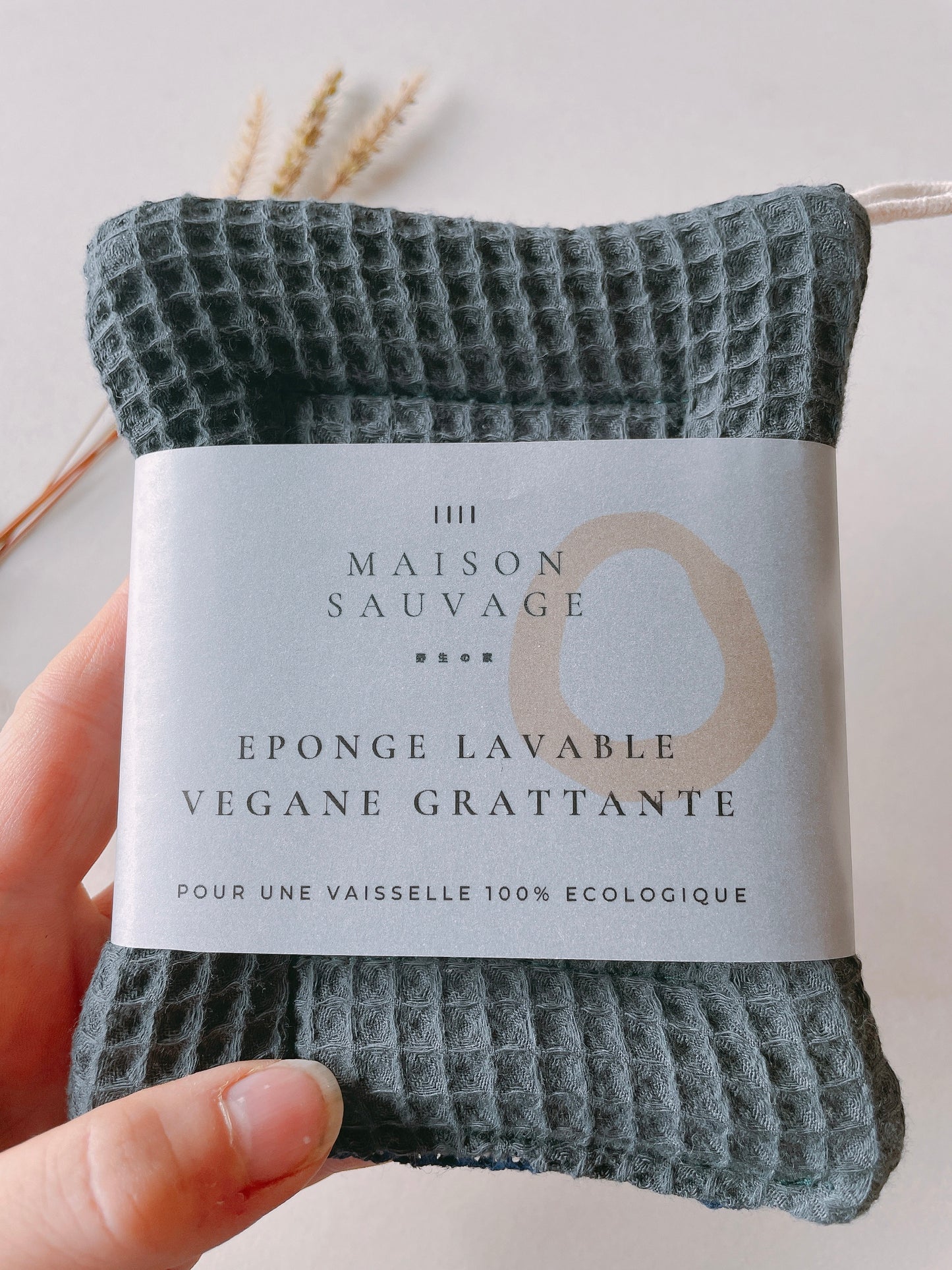 éponge de lavable végane grattante