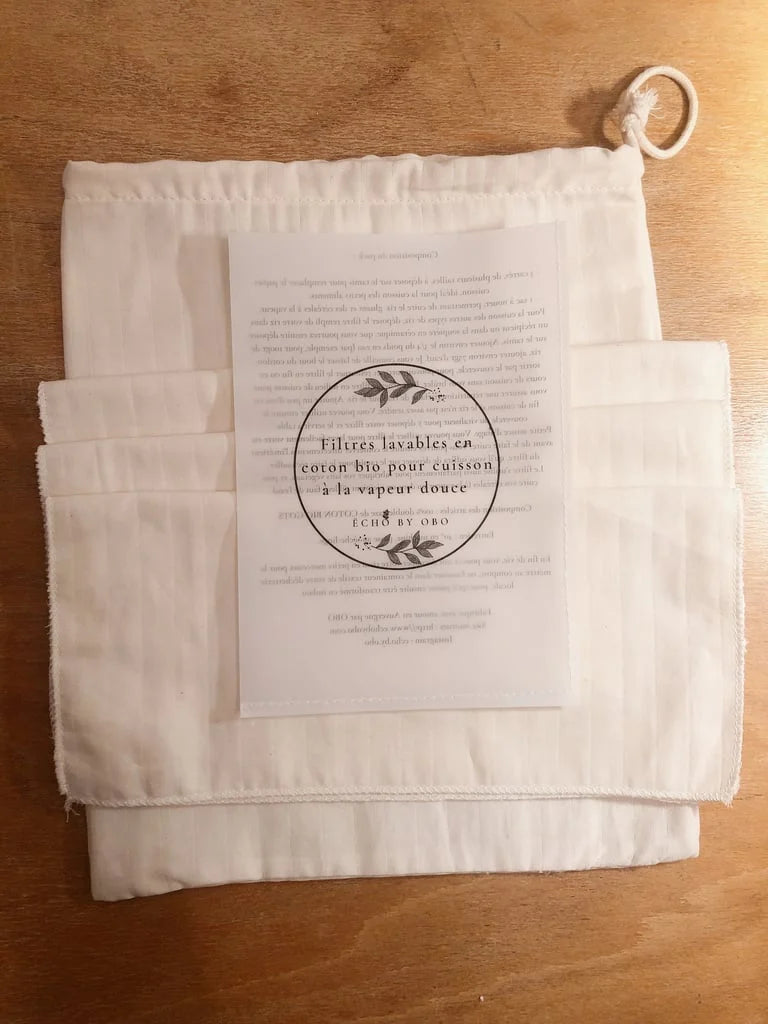 Pack de filtres pour cuisson vapeur (idéal pour le vitaliseur de Marion) et pour faire son lait végétal