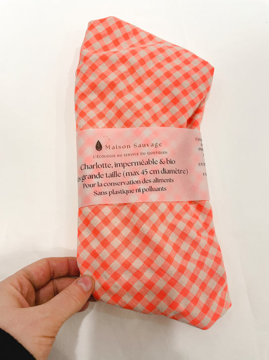 Les uniques - Charlottes 100% coton bio doublées d'un coton bio enduit à base d'eau