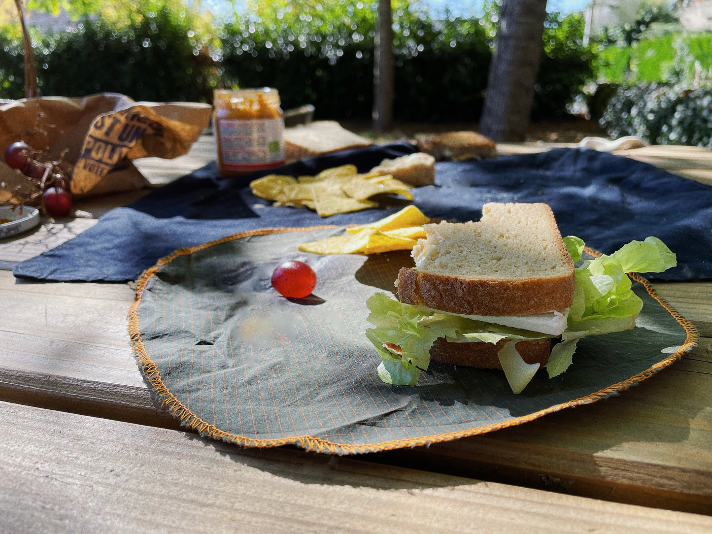 Emballage nomade pour sandwich et pain