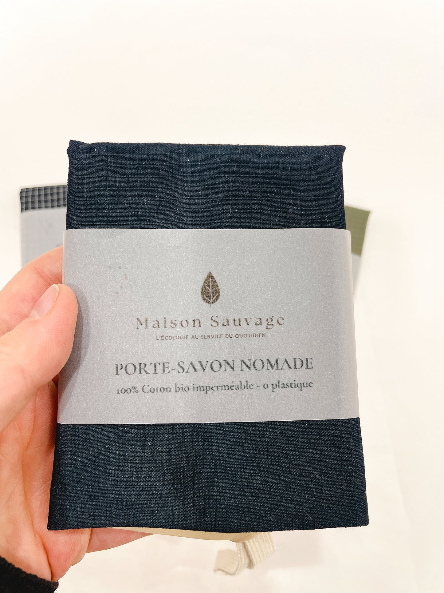Porte-savon nomade, pour savon et shampoing solide