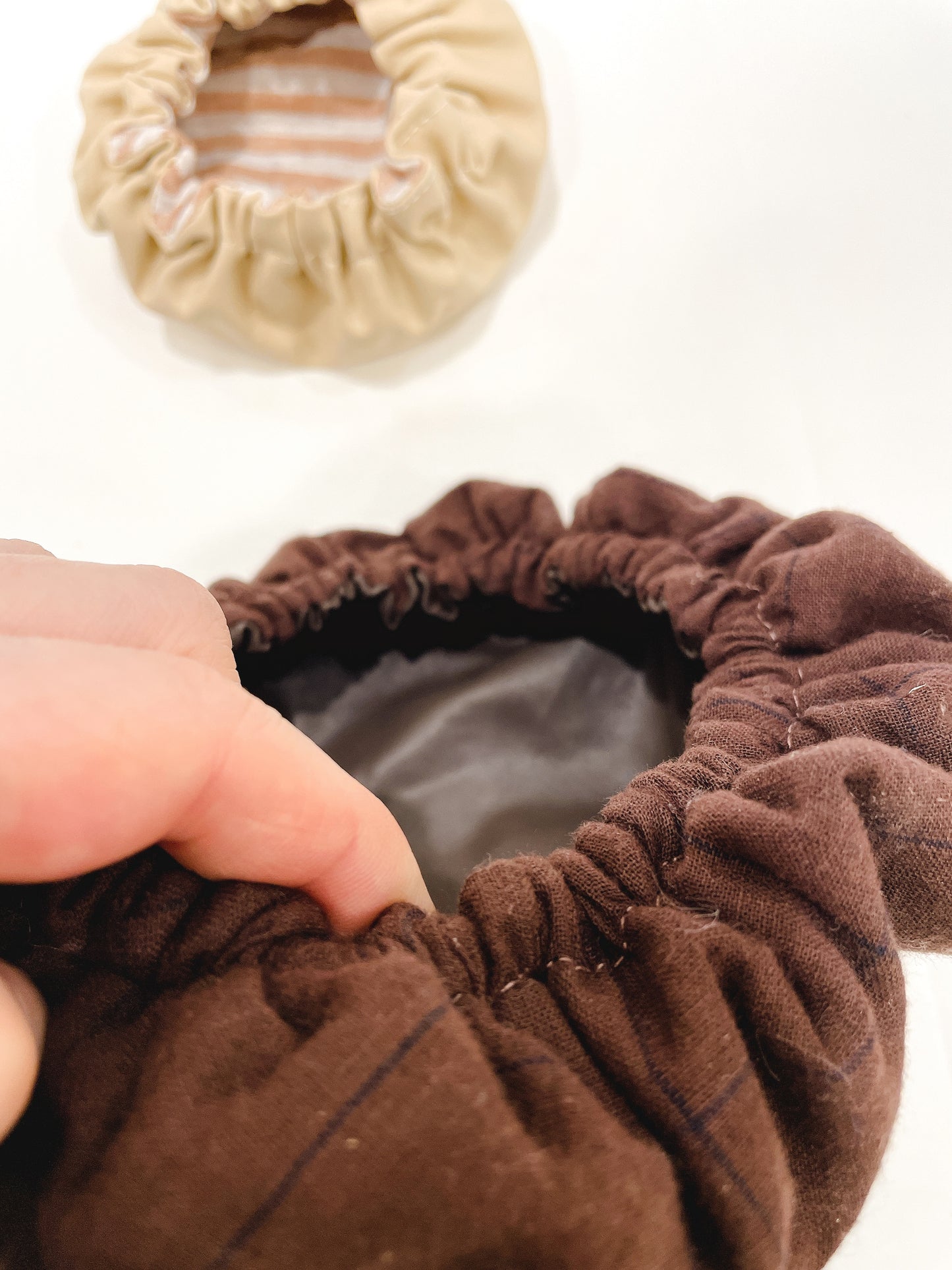 Les uniques - Charlottes 100% coton bio doublées d'un coton bio enduit à base d'eau