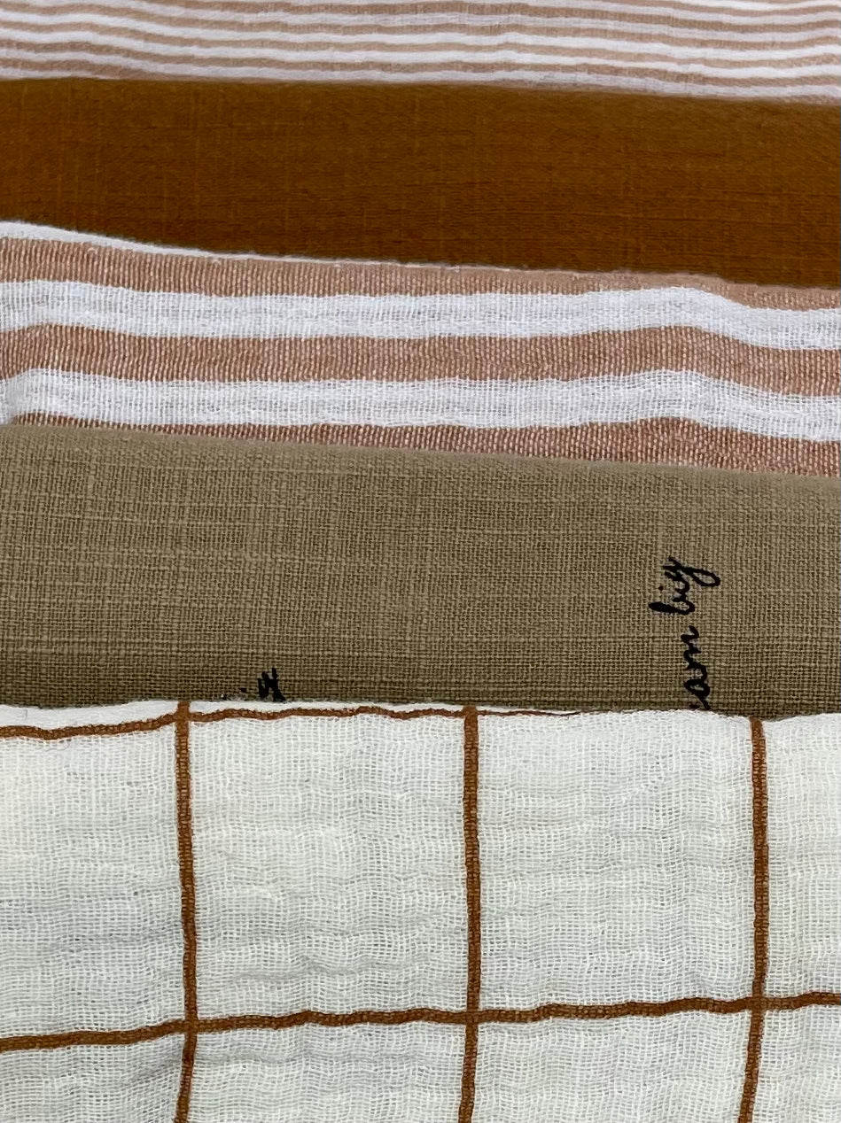 Charlottes 100% coton bio doublées d'un coton bio enduit à base d'eau