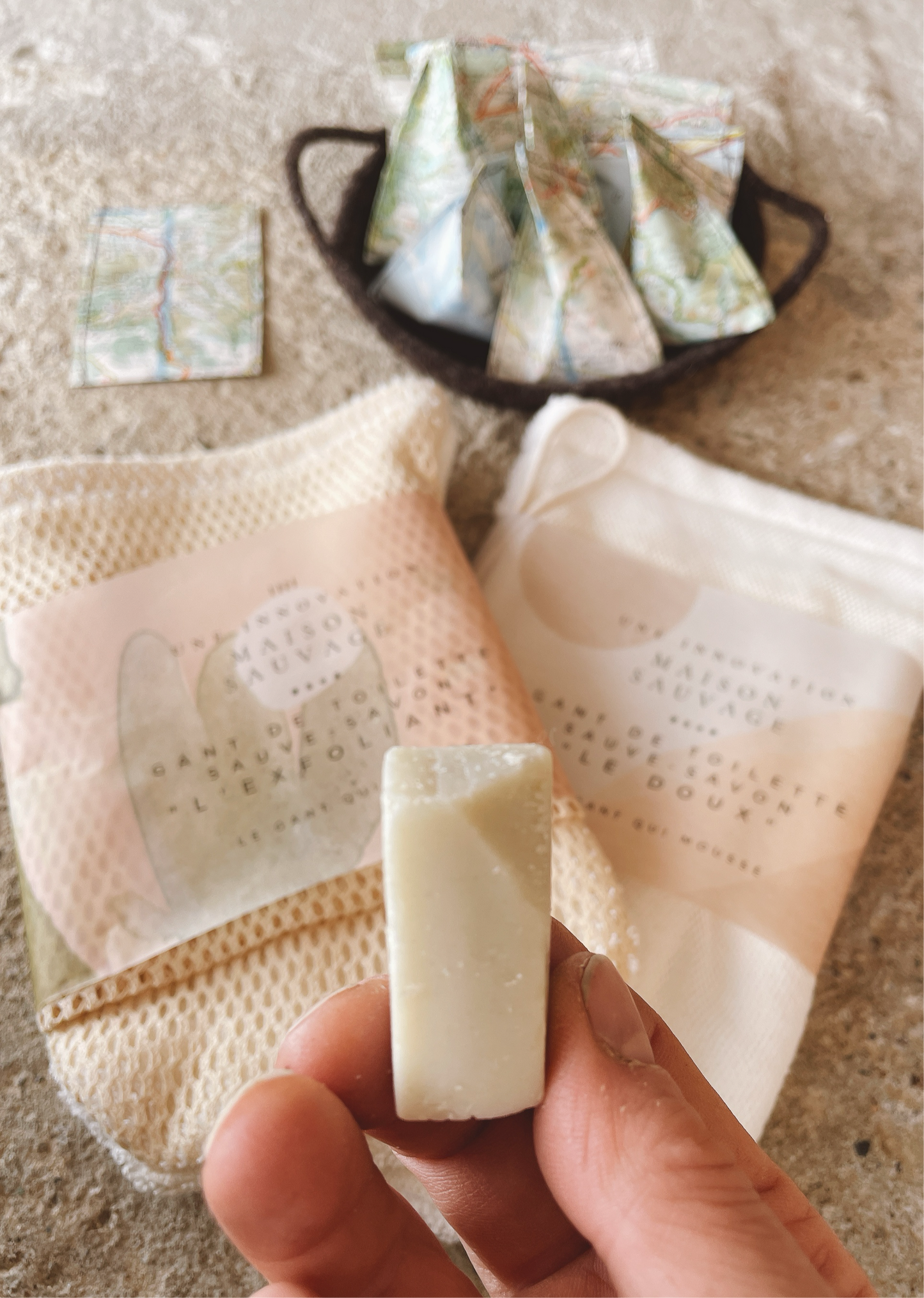 Soap-saving washcloth