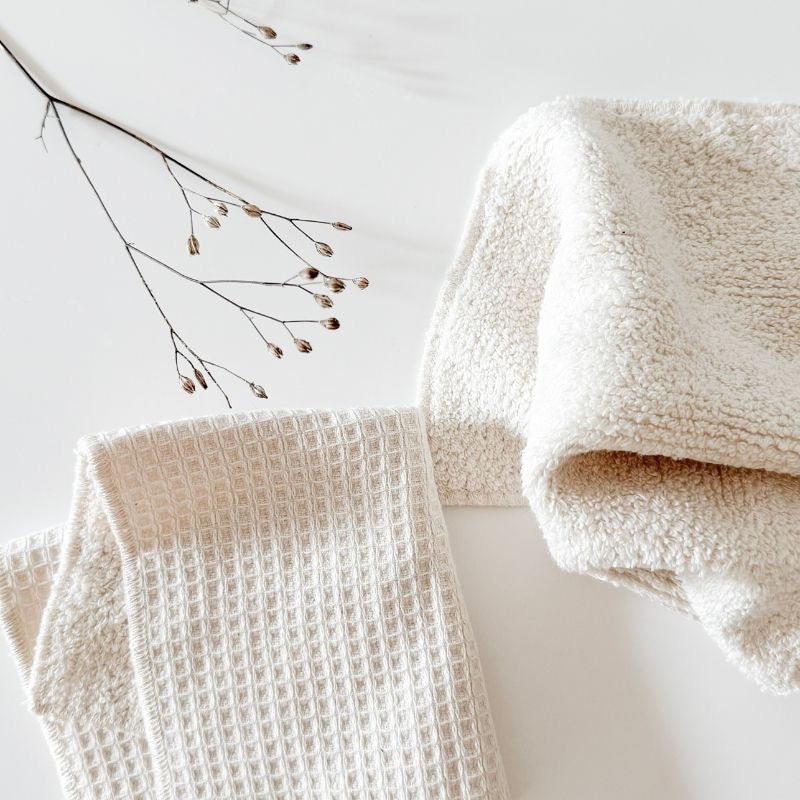 Organic cotton multi-purpose wipe x 2